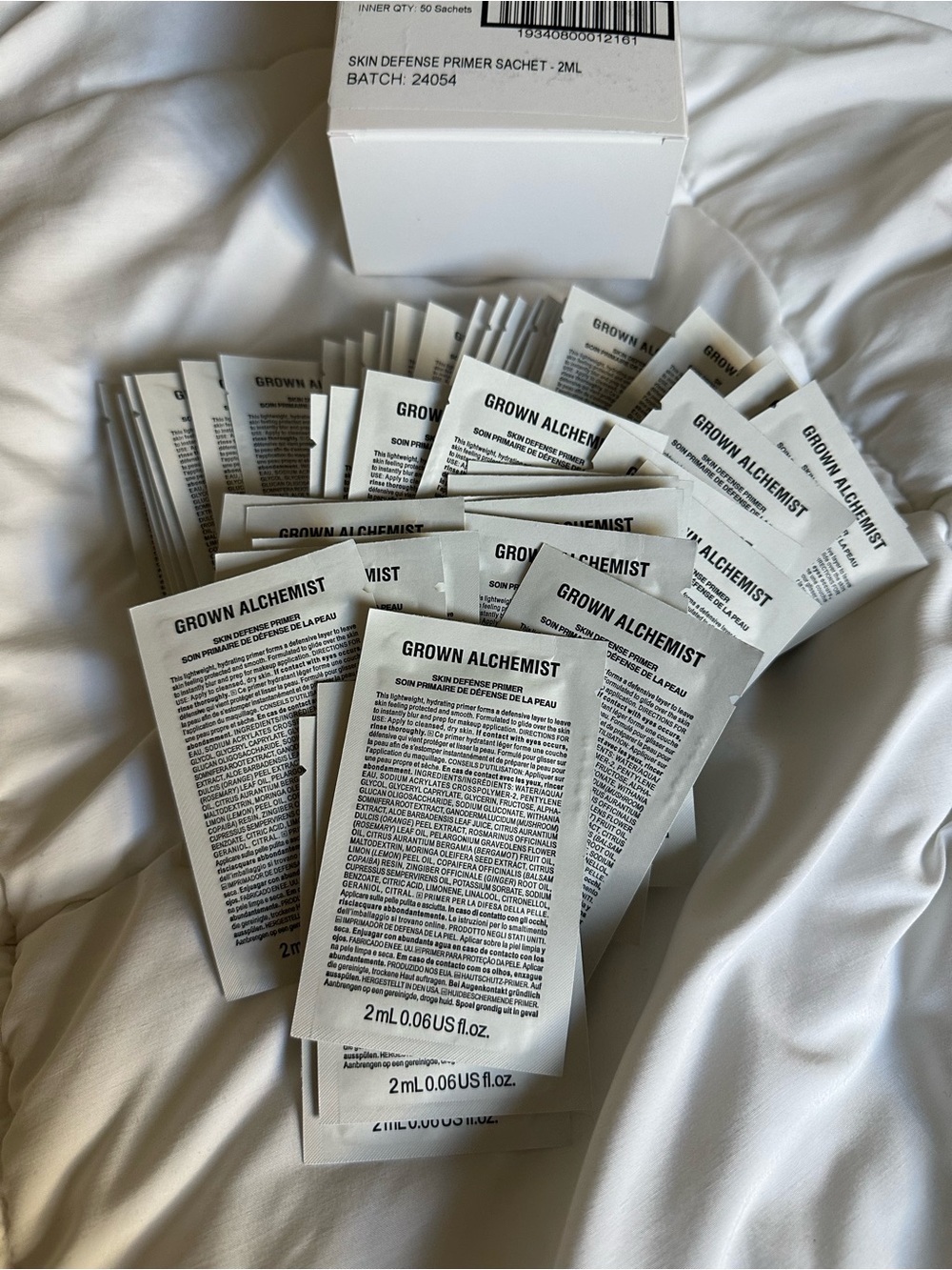 Grown Alchemist SKIN DEFENSE MATTIFYING PRIMER (100mL total) 50 Sachets Was $80